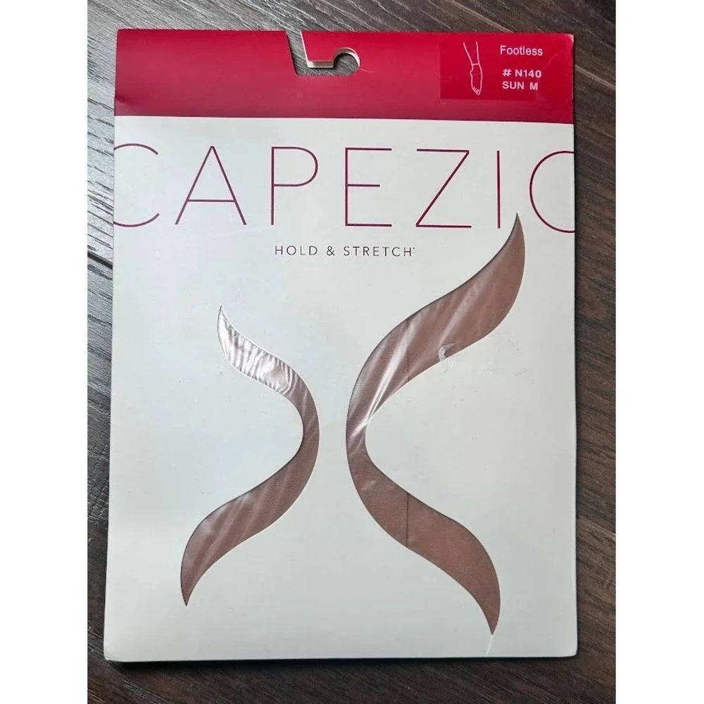 Capezio Hold & Stretch Footless Tights Sun Medium N140 Semi Opaque‎